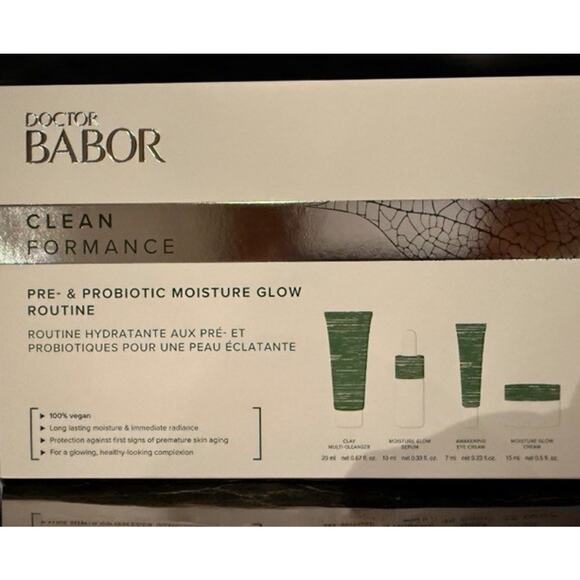 Doctor Babor Other - DOCTOR BABOR Clean Formance Pre & Probiotic Moisture Glow Routine 4 Pieces NIB